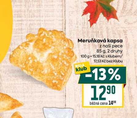 Meruňková kapsa z naší pece 85 g