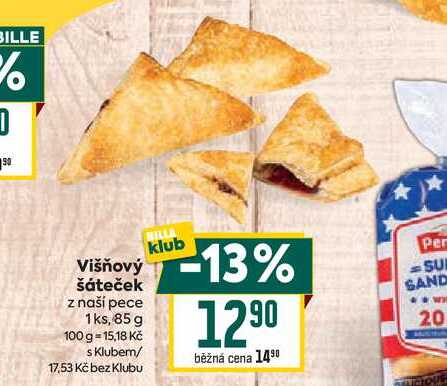 Višňový šáteček z naší pece 1ks, 85 g 