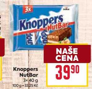 Knoppers NutBar 3x 40 g