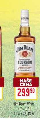 Jim Beam White 40% 0,7l