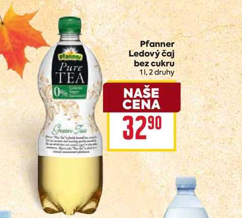 Pfanner Ledový čaj bez cukru 1l
