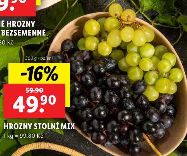 HROZNY STOLNÍ MIX, 500 g