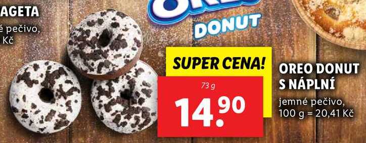 OREO DONUT S NÁPLNÍ, 73 g