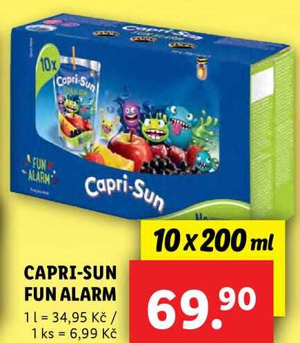 CAPRI-SUN FUN ALARM, 10x 200 ml