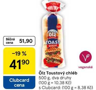 Ölz Toustový chléb, 500 g, dva druhy  