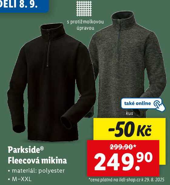 Parkside® Fleecová mikina 