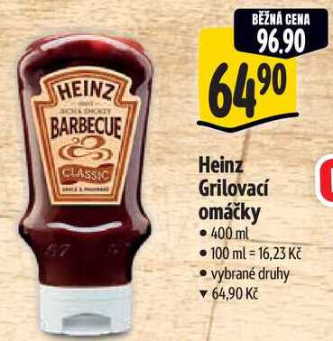 Heinz Grilovací omáčky, 400 ml