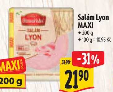 Salám Lyon MAXI, 200 g 