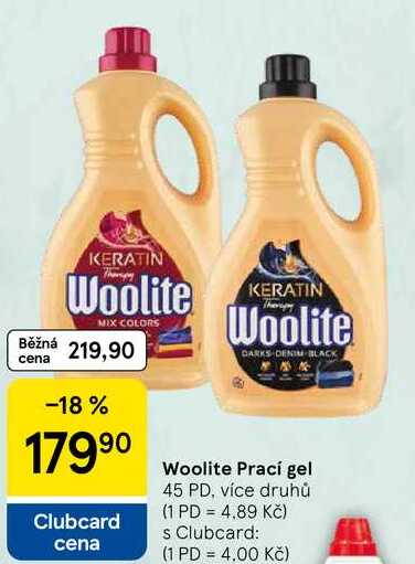 Woolite Prací gel, 45 PD, více druhů 