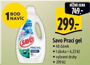 Savo Prací gel, 48 dávek 