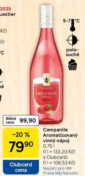 Campanile Aromatizovaný vinný nápoj, 0.75 l