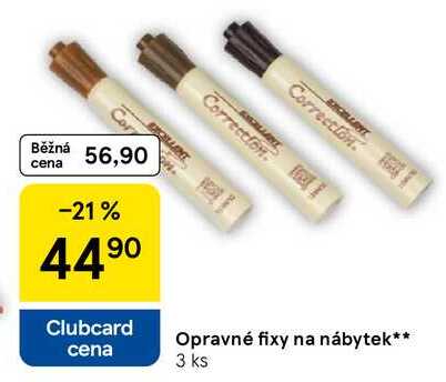 Opravné fixy na nábytek, 3 ks 