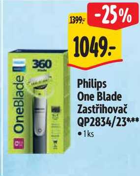 Philips One Blade Zastřihovač QP2834/23 