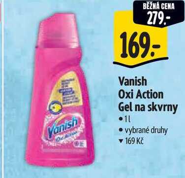Vanish Oxi Action Gel na skvrny, 1 l