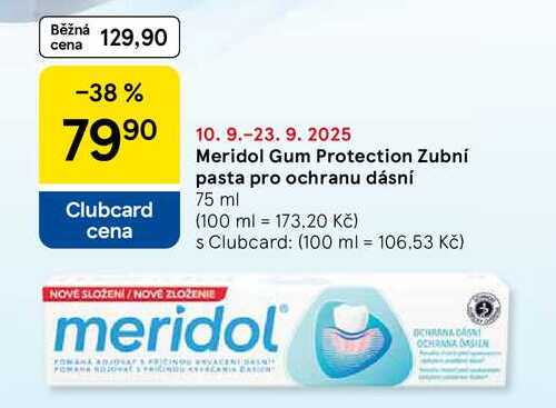 Meridol Gum Protection Zubní pasta pro ochranu dásní, 75 ml  