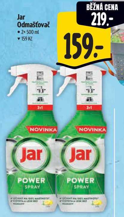 Jar Odmašťovač, 2x 500 ml 