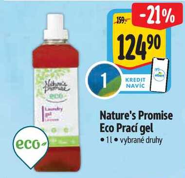 Nature's Promise Eco Prací gel, 1 l