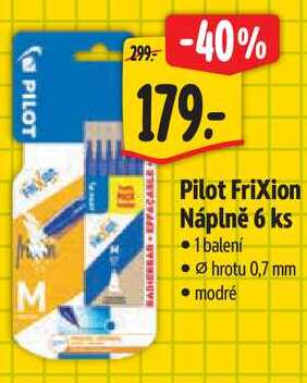 Pilot FriXion Náplně 6 ks