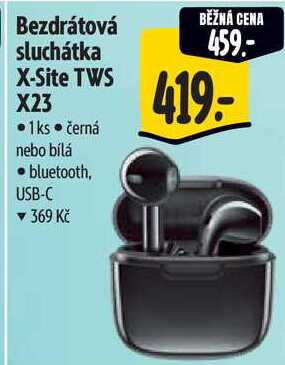 Bezdrátová sluchátka X-Site TWS X23 