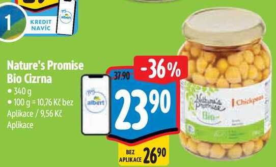 Nature's Promise Bio Cizrna, 340 g