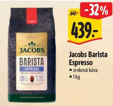 Jacobs Barista Espresso, 1 kg
