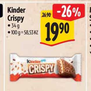 Kinder Crispy  34g  
