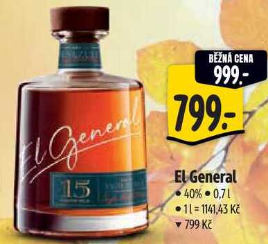 El General, 0,7 l