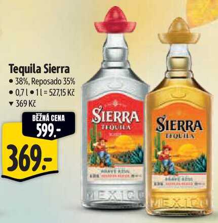 Tequila Sierra, 0,7 l
