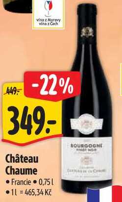 Château Chaume, 0,75 l