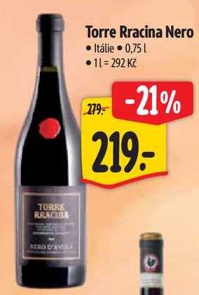 Torre Rracina Nero, 0,75 l