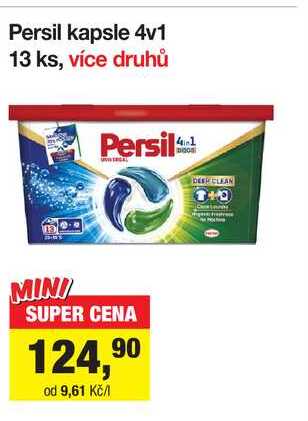 Persil kapsle 4v1 13 ks, více druhů 