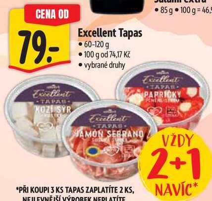 Excellent Tapas, 60-120 g 