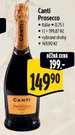 Canti Prosecco, 0,75 l