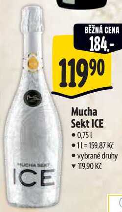 Mucha Sekt ICE, 0,75 l