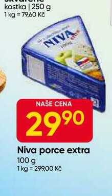 Niva porce extra 100 g 