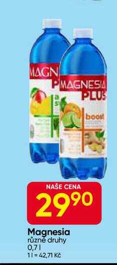 Magnesia různé druhy 0,7l