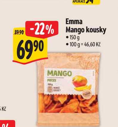  Emma Mango kousky 150 g