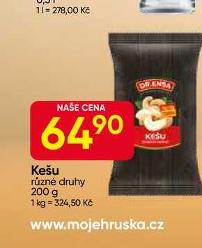 DR. Ensa Kešu různé druhy 200 g