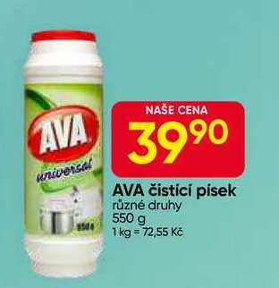 AVA čisticí písek různé druhy 550 g