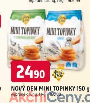 NOVÝ DEN MINI TOPINKY 150 g 