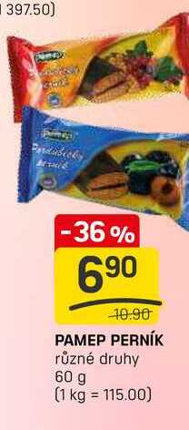 PAMEP PERNÍK různé druhy 60 g 