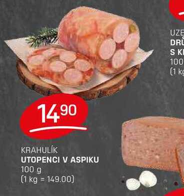 UTOPENCI V ASPIKU 100 g 