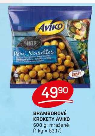 BRAMBOROVÉ KROKETY AVIKO 600 g, mražené