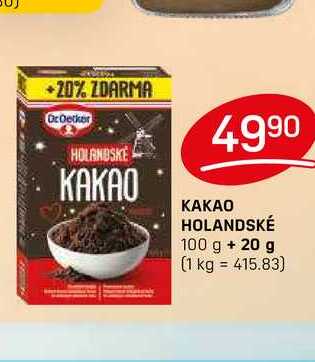 KAKAO HOLANDSKÉ 100 g
