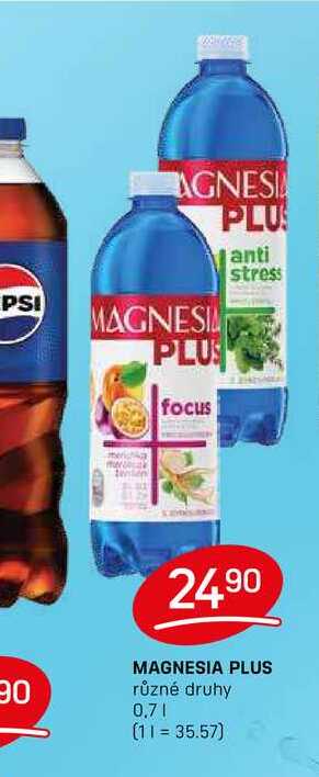MAGNESIA PLUS různé druhy 0,7l