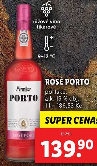 ROSÉ PORTO, 0,75 l