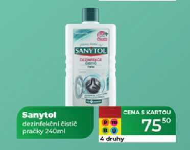 Sanytol dezinfekční čistič pračky 240ml 