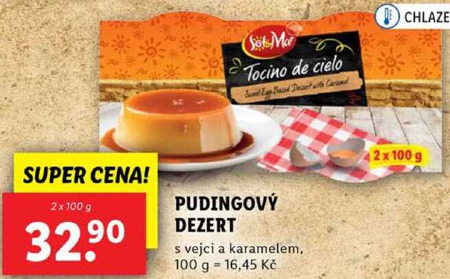 PUDINGOVÝ DEZERT, 2x 100 g