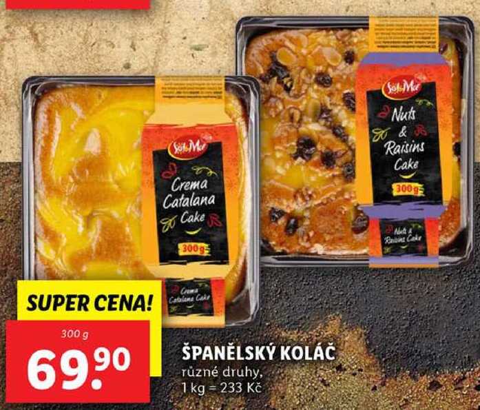 ŠPANĚLSKÝ KOLÁČ, 300 g