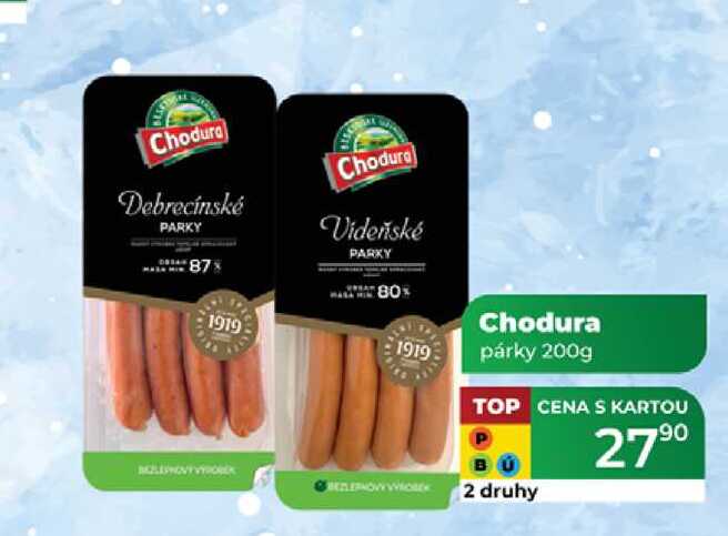 Chodura párky 200g